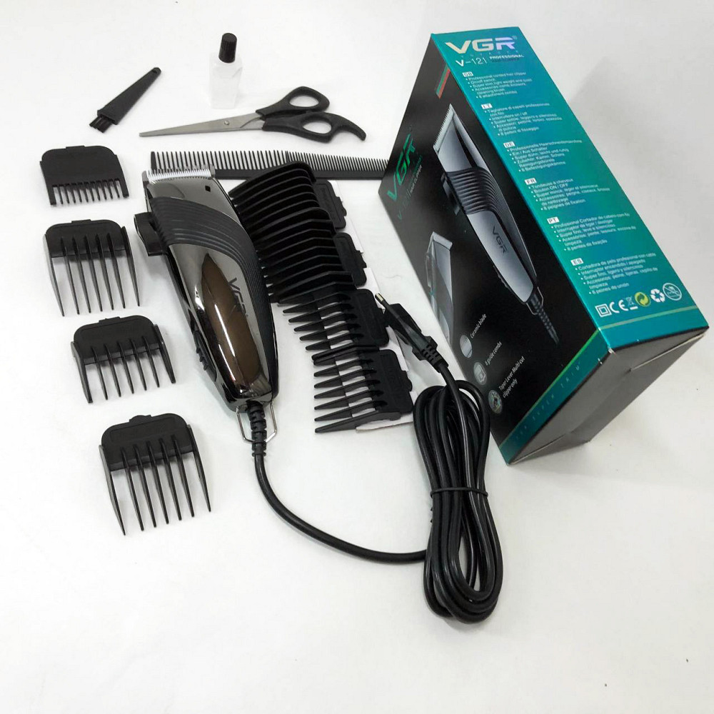 Профессиональная машинка для волос VGR, Электрическая машинка триммер для волос и бороды TA-82 Львов - изображение 10