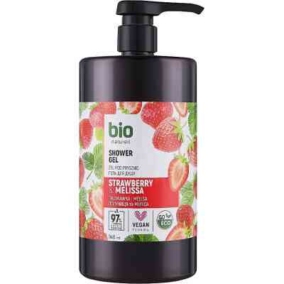 Гель для душа Bio Naturell Strawberry & Melissa 946 мл (4820168434440) Винница