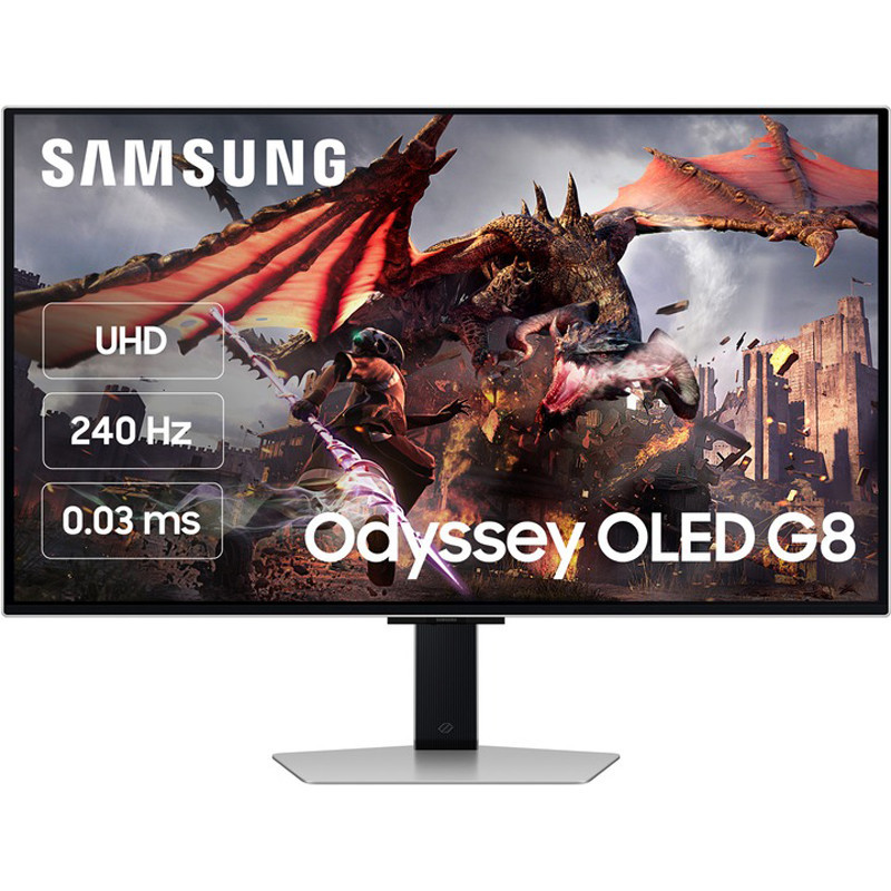 Монітор Samsung 32" Odyssey G80SD (LS32DG800SZXUA) OLED Black Curved 240Hz ( 11944 ) Харків - фото 8
