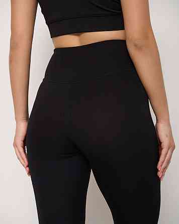 Лосини жіночі в рубчик Nicoletta 10076 Чорний, XL Київ