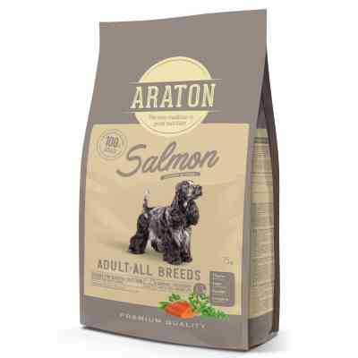 Сухой корм для собак ARATON Salmon Adult All Breeds 15 кг (ART47471) Винница