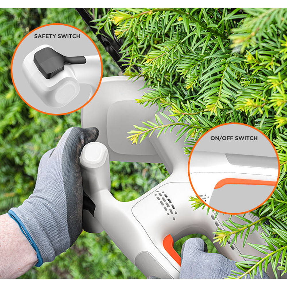 Акумуляторний кущоріз Litheli, живлення від павербанку (УМБ Litheli Power Bank 10000 mAh, 45 W, 2А в комплекті) Київ - фото 3