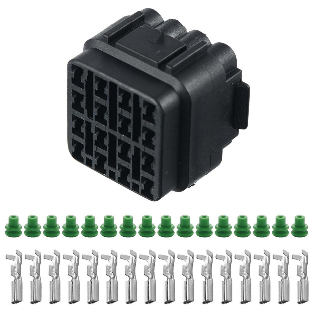 Разьем коннектор 16-кон., 6181-6457, 6185-051 SUMITOMO Корея универс., Моторный отсек, Hyundai, Kia Киев - изображение 1