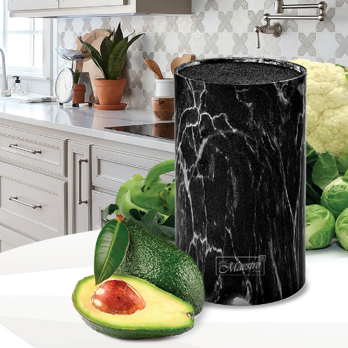 Підставка для ножів чорний мармур MR-1439-BLACK Maestro Житомир - фото 3