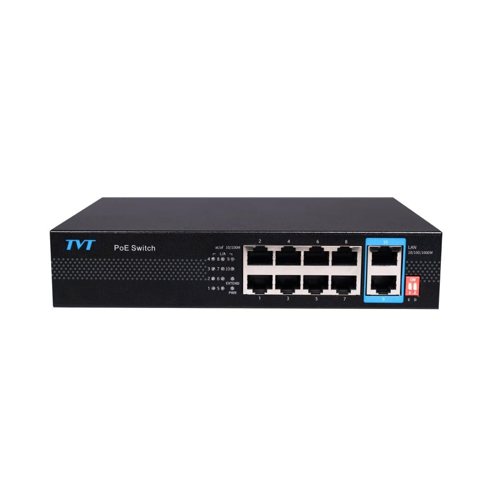 PoE-комутатор 10-портовий TVT TD-B2208S1-PGU з 8 портами PoE (77-00383) Киев - изображение 8