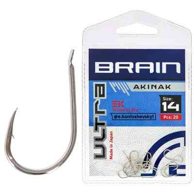 Крючок Brain fishing Ultra Akinak 14 (20шт/уп) (1858.52.52) Винница