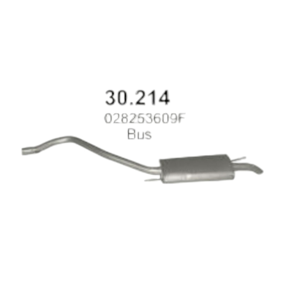 Глушник T4 1.9D-2.4D, 2.0-2.5 LWB (3320 мм) Фольцваген Мукачево - фото 1