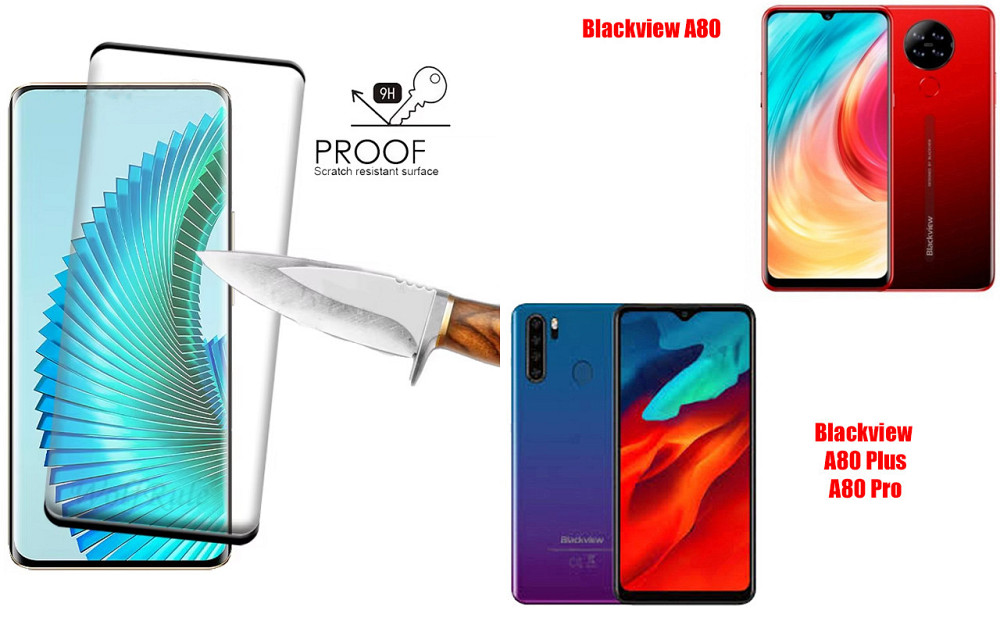Захисне скло HyperGlass Pro для Blackview A80, A80 Plus, A80 Pro – максимальна чутливість та захист Київ - фото 1