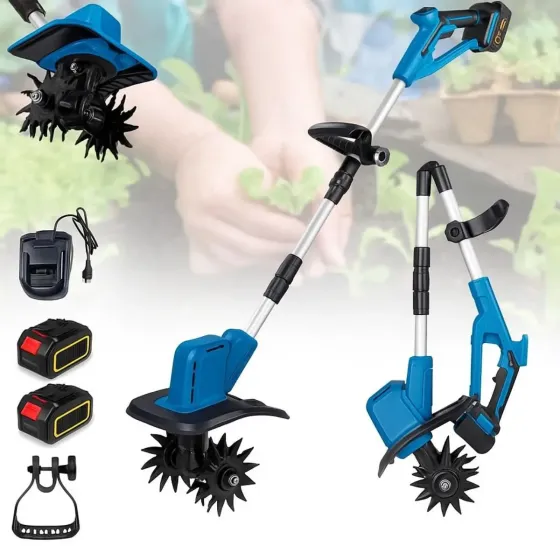 Аккумуляторный ручной культиватор для разрыхления и прополки земли Domotec 2 АКБ 48V 4000W Коломыя