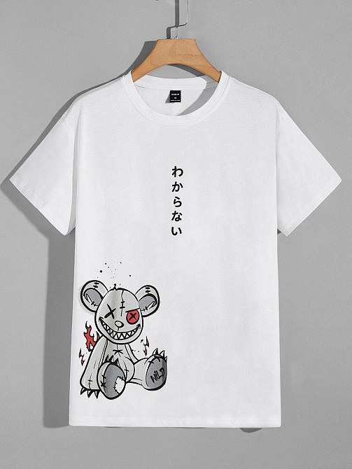 Футболка жіноча з принтом  48 Біла 2664085790 Дніпро - фото 1