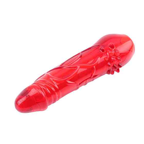 Набор вибратор + 2 насадки Chisa Hotstorm Hers Dildo Kit красный Sex Aura Киев