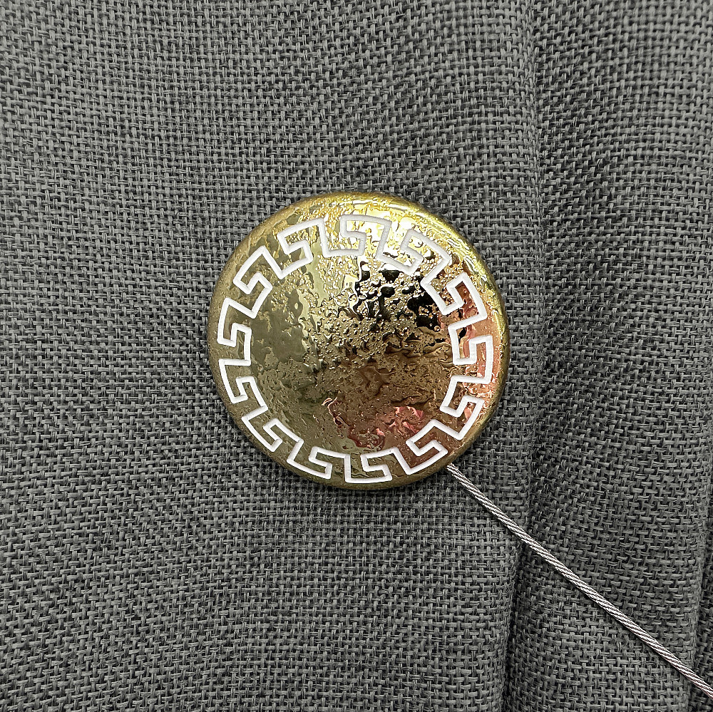 Магниты для штор и гардин Афина 2 шт Золотистый (81-268) Киев - изображение 3