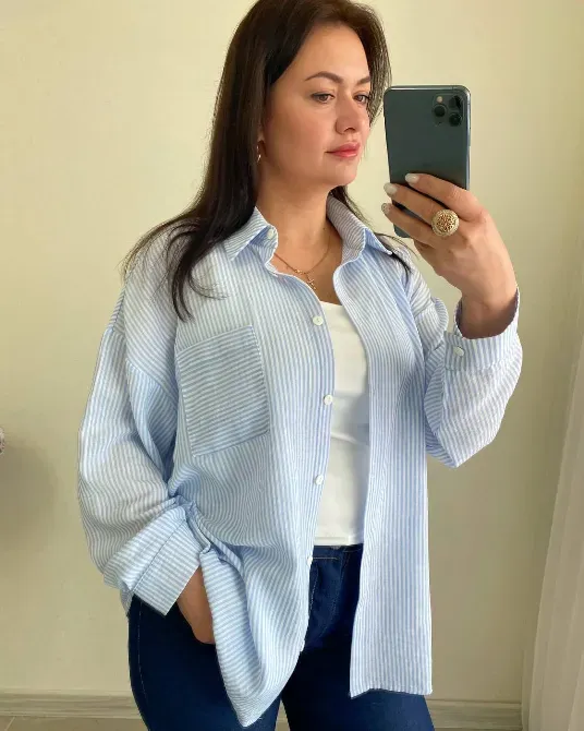 Сорочка оверсайз з льону — ідеальний вибір для весни та літа. Одеса - фото 7