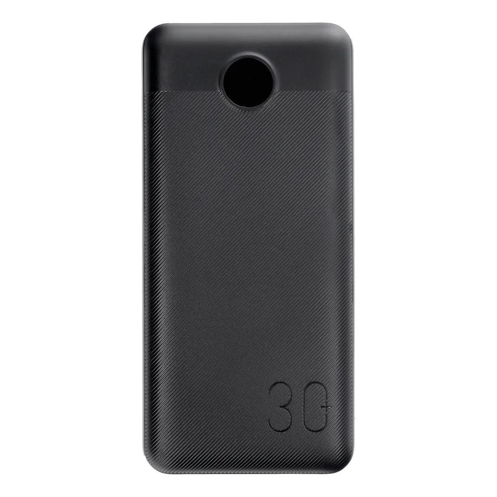 Зовнішній акумулятор VEGER 30000 mAh PD QC3.0 3A 20W L30 (W3008PD) black Одеса - фото 1