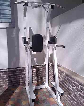Турник + пресс + брусья с опорами для ног Sport 60х60 мм Спортивные стенки и турники для дома разборная Киев