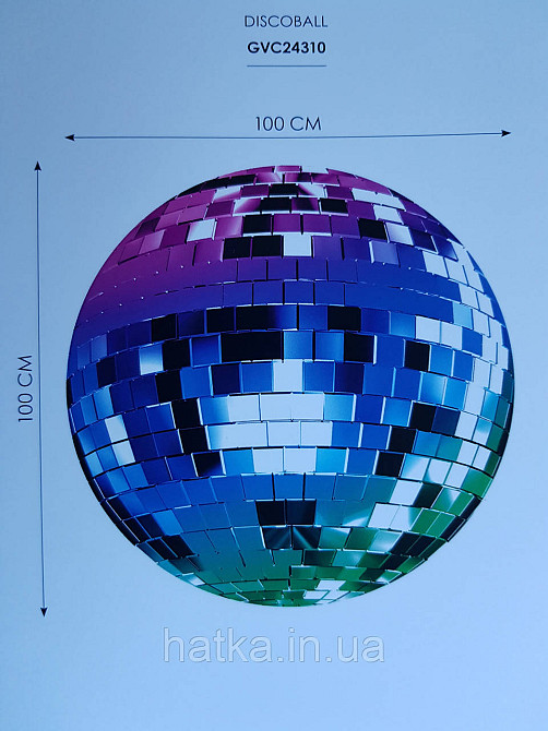 Обои флизелиновые эко Decoprint Good Vibes 100х100 молодежные панно наклейка шар диско Киев - изображение 3