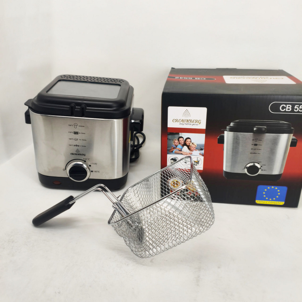 Фритюрниця для дому на 1.5л Crownberg CB-5542 1200Вт SN-70 Львів - фото 6