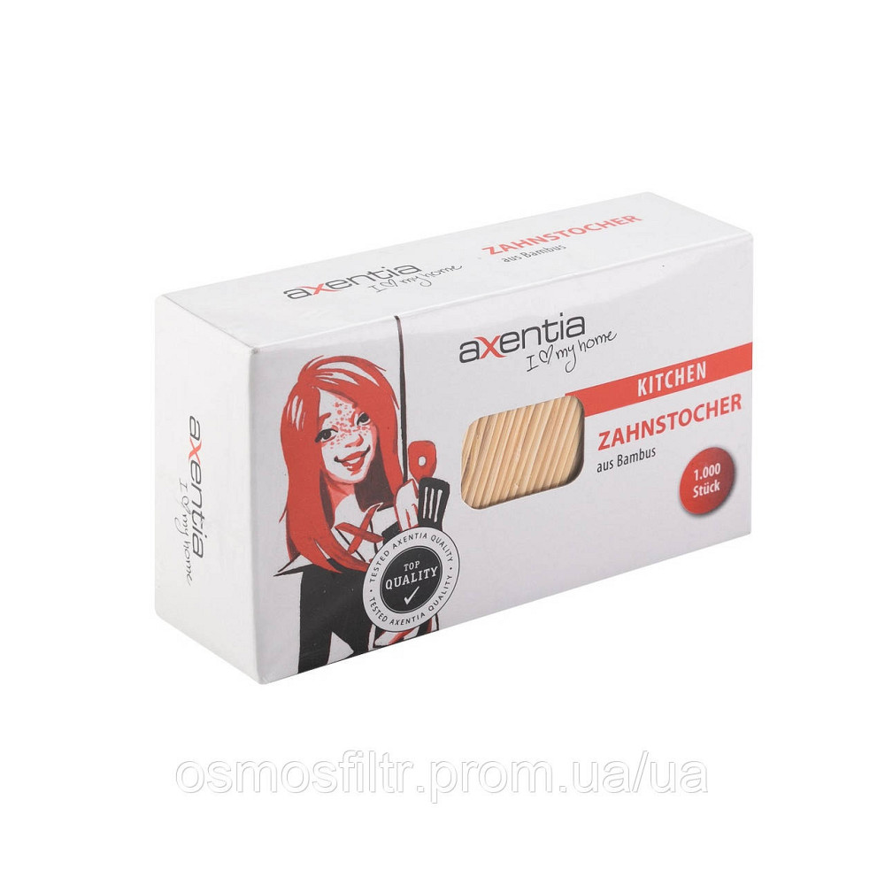 Зубочистки 1000 штук, бамбук 2x6,5 см Київ - фото 1