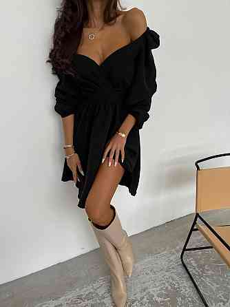 Женское романтическое вечернее мини платье Черный, 50/52 Одесса