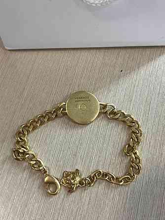 Версаче браслет / Versace браслет ланцюг із червоним кулоном Одеса