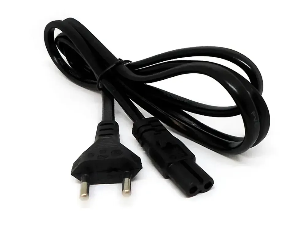 Шнур для радіоприймача товстий WIRE-003, мережевий, довжина 1,5 м, євровилка, роз'єм IEC320-C7 Одеса - фото 1