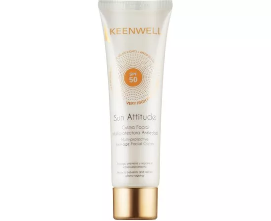 Мультизахисний антивіковий крем для обличчя SPF50 Keenwell 60 мл Дніпро