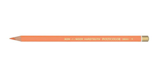 Олівець художній "Kooh-i-Noor" POLYCOLOR 3800/5 reddish orange/червоно-оранжевий, шт Київ - фото 1