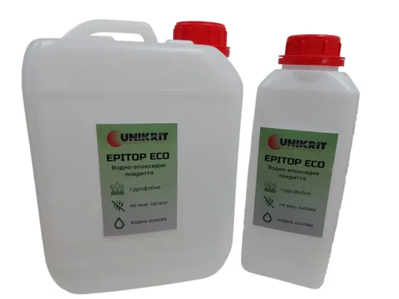 Эпоксидный водяной лак 4 кг Unikrit Epitop Eco Харьков