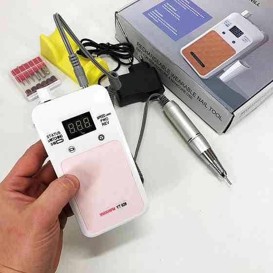 Фрезер аппарат машинка для маникюра Nail Drill YT-928 белый, Машинка для EN-326 маникюра домашняя Киев