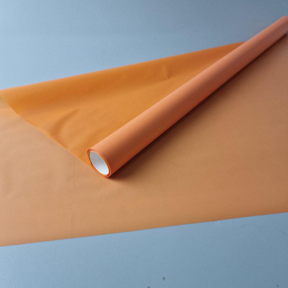 Калька для цветов рулон 8м тонированный матовый (77) (h660) №836 Оранжевый (1 шт) Харьков - изображение 3
