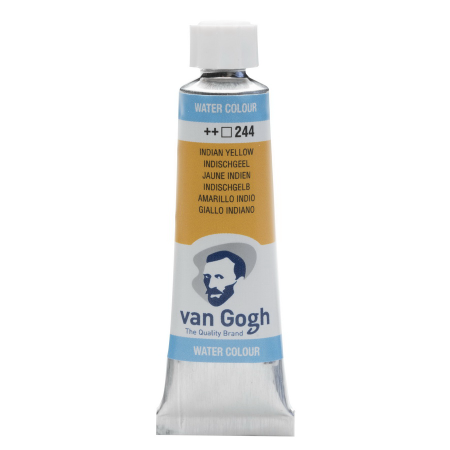 Фарба акварельна Van Gogh (244) Індійський жовтий туба 10 мл Royal Talens Київ - фото 1