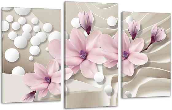 Модульная картина Цвети Абстракция Art-57_3 100x150 см Киев