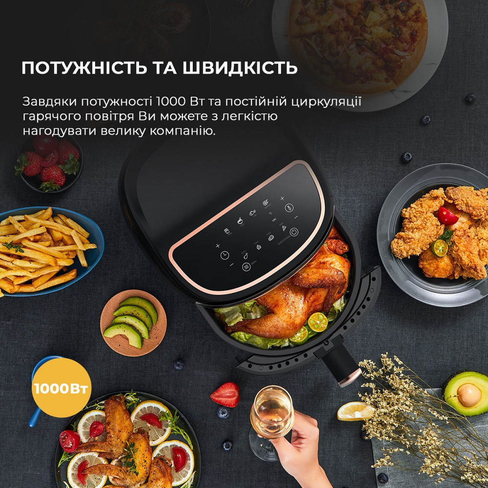 Мультипіч Xiaomi Deerma Air Fryer KZ100 (DEM-KZ100) ( 3.4 кг ) Харьков - изображение 10