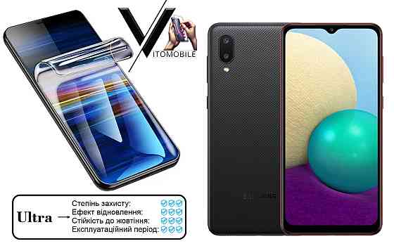 Поліуретанова плівка Ultra для Samsung Galaxy A02, Galaxy A02s – мінімальна товщина, максимальний захист! Київ