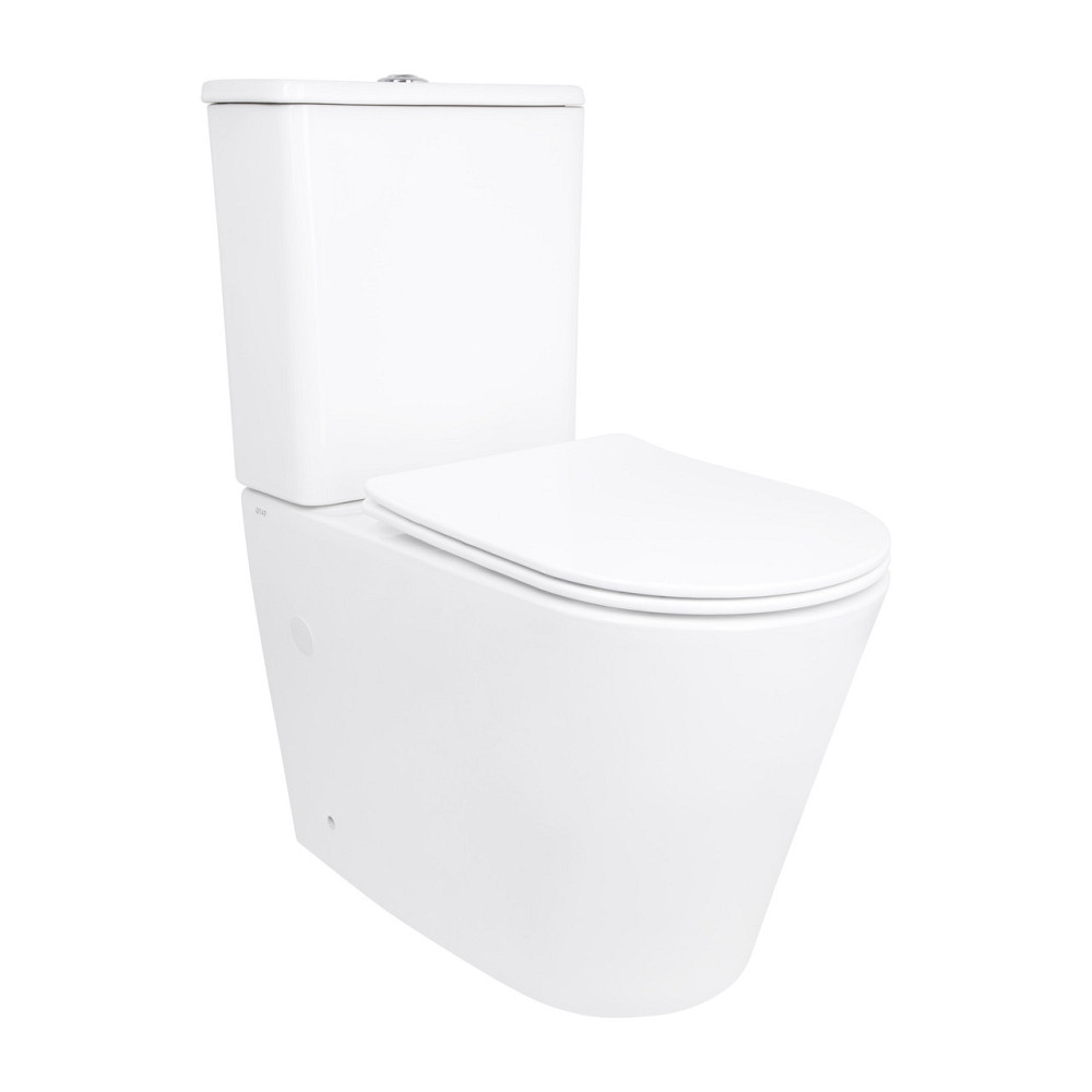 Унітаз підлоговий Qtap Arvin Ultra Quiet 630×350×795 мм із сидінням Soft-close, White QTARV27W49259 Київ - фото 1