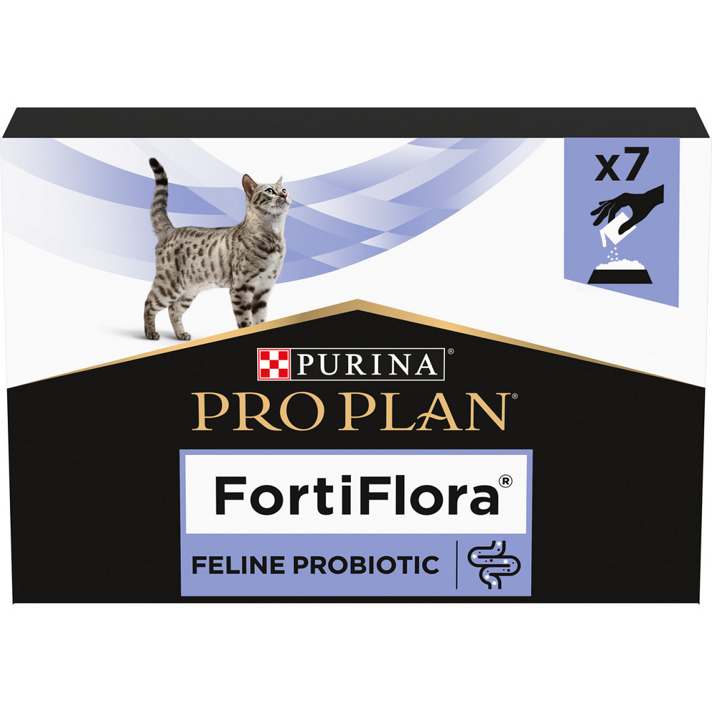 Пробиотик PRO PLAN FortiFlora для взрослых кошек и котят для поддержания нормальной миклофлоры желудочно-кишечного тракта, 7х1 г Киев - изображение 1