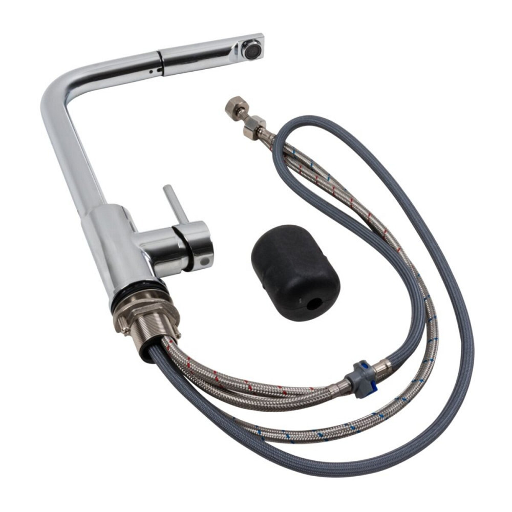 VALESO Кухонний змішувач з висувною лійкою VALESO C698 хром Київ - фото 2