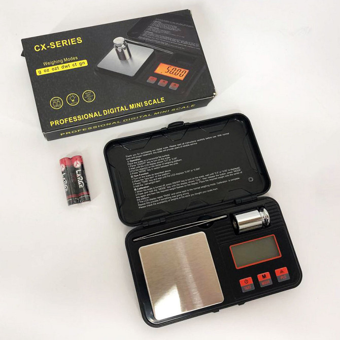 Универсальные карманные ювелирные весы CX-Toolbox 200г, Весы миллиграммовые карманные ювелирные LA-40 Львов - изображение 5