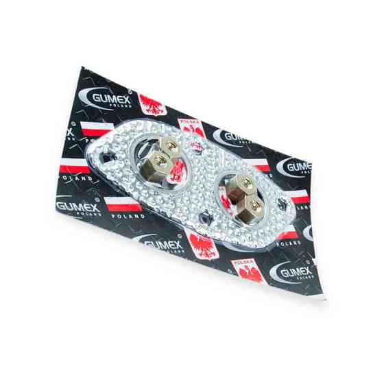 Прокладка труби (штанів) ЗАЗ 1102, 1103, 1105 Таврія, Sens (метал перфорований), гайки приймальні Мукачево