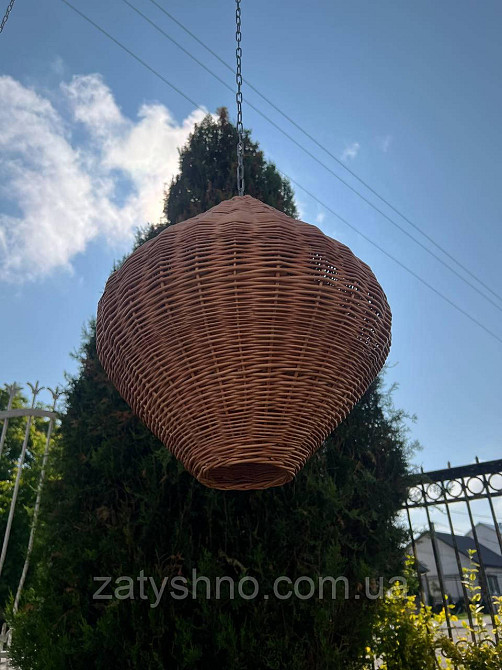 Люстра из лозы красивая Киев - изображение 2