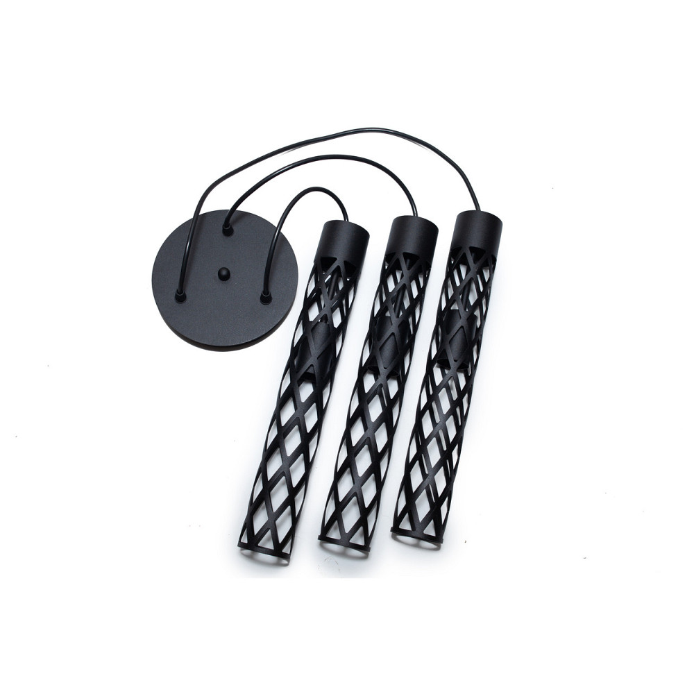 Світильник лофт підвісний Е27-3 Flow NL 6041-3R BK Київ - фото 7