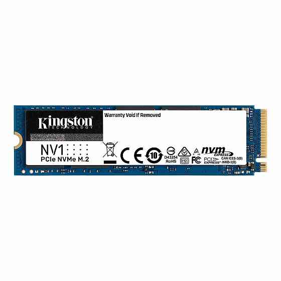 SSD M.2 Kingston NV1 500GB NVMe 2280 PCIe 3.0 x4 3D NAND TLC Киев