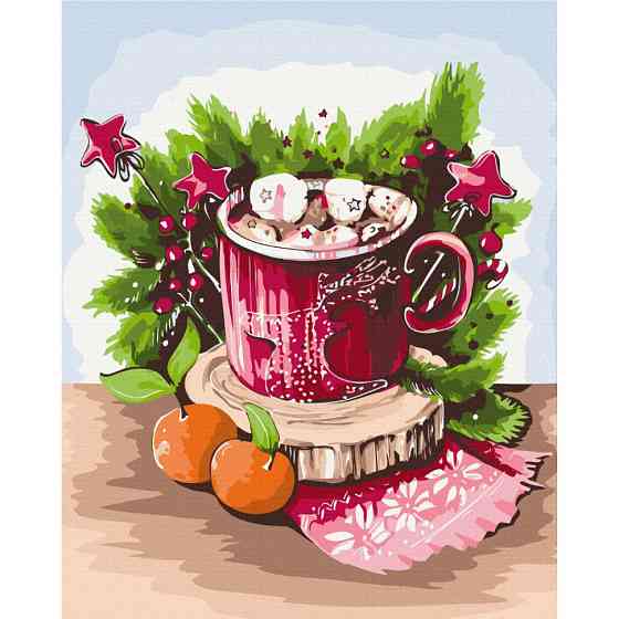 Картина за номерами "Маршмелоу в чашці" BS52744, 40х50 см Вінниця