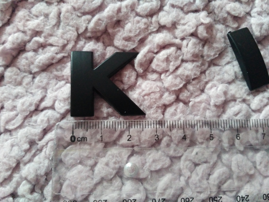 Металеві букви Kia Чорна на кузов авто не рж Київ - фото 2