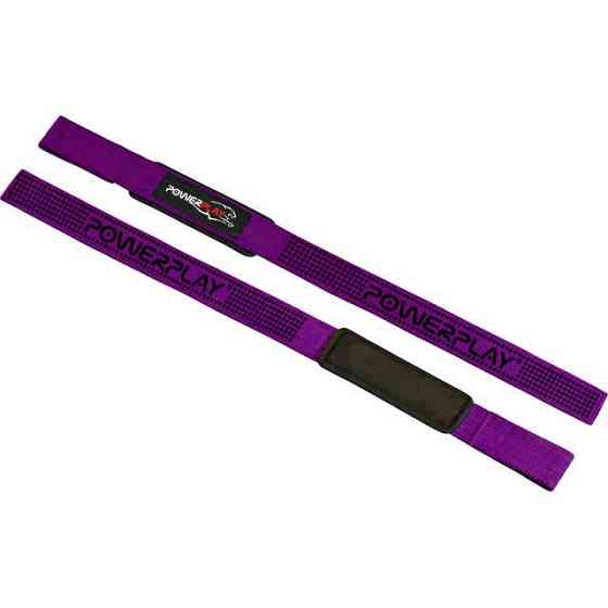 Лямки для тяги PowerPlay 7064 Lifting Gym Straps Фіолетові Кам'янське