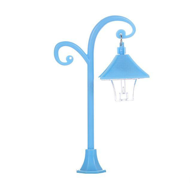 Фонарь с LED подсветкой для флорариума, мини-сада,хенд-мейда, микроландшафта, моделирования Вигнутий блакитний Одесса - изображение 1