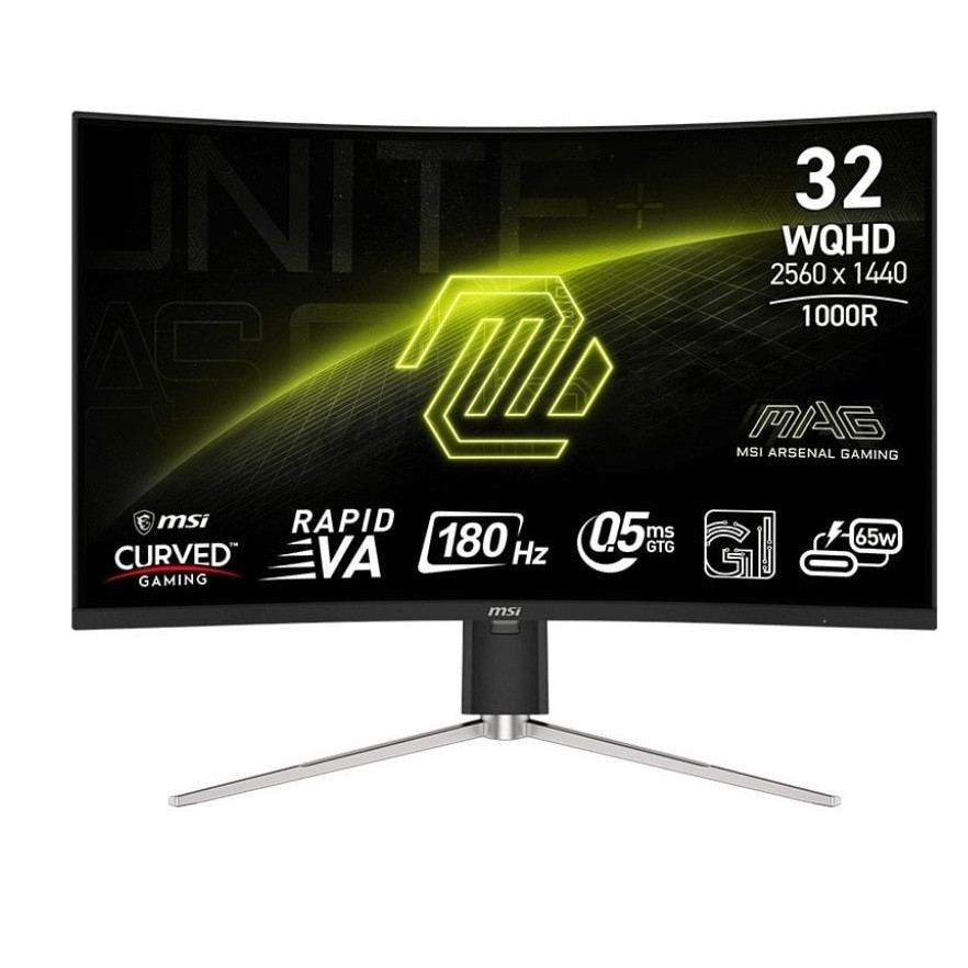 Монітор MSI 31.5" MAG 325CQRF QD E2 VA Black Curved 180Hz ( 11213 ) Харків - фото 1