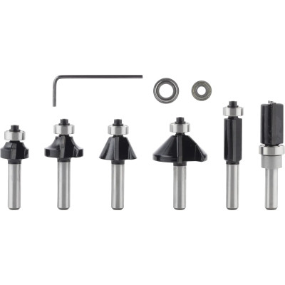 Набор фрез Bosch Professional кромочных фасонных, 8мм, 6шт (2.607.017.469) Винница - изображение 3