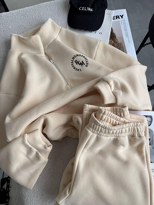 Женский утепленный костюм двойка: кофта и штаны трехнитка на флисе 46/48 Одесса - изображение 9