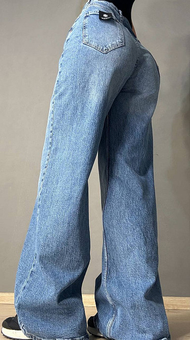 Джинси жіночі Mikaletta 13479 BTL Wide Leg Palazzo широкі сині, синій, З6, 36, 98 см, 121 см Київ - фото 10